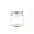Empty 500ml round honey Airtight Glass Storage Containers jars with metal lids